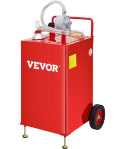 VEVOR 113.6 Liter (30 Gallon) Portable Fuel Caddy with Manual Pump