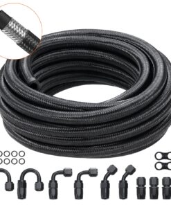 VEVOR 8AN Nylon Stainless Steel Braided Fuel Line Kit