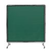 VEVOR 18m x 18m 6 x 6 Flame Resistant Welding Screen with Frame and Wheels