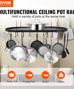 91 cm (36 inch) Ceiling Mount with 20 S Hooks