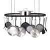 VEVOR Carbon Steel Hanging Pot Rack