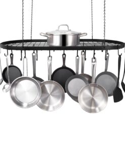 VEVOR Carbon Steel Hanging Pot Rack