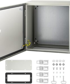 VEVOR 16x16x8'' (40.6x40.6x20.3 cm) NEMA 4X Steel Electrical Enclosure Box