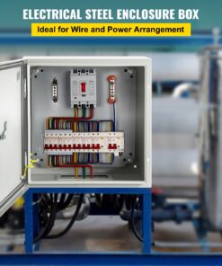 IP66 Waterproof & Dustproof Junction Box with Mounting Plate for Outdoor/Indoor Use