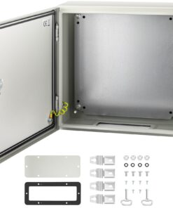 VEVOR NEMA 4X Steel Electrical Enclosure 406 x 406 x 152 mm (16 x 16 x 6 inches)