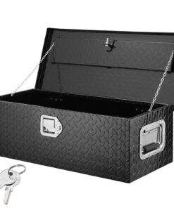 VEVOR Heavy Duty Aluminum Truck Bed Tool Box - Diamond Plate