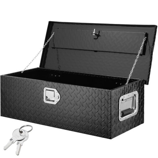 VEVOR Heavy Duty Aluminum Truck Bed Tool Box Diamond Plate