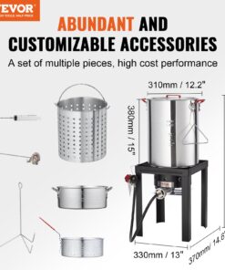 28.4 L (30 qt) Turkey & 9.5 L (10 qt) Fish Cooker