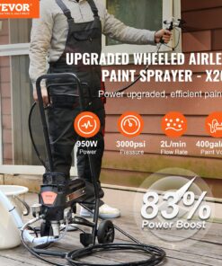 3000 PSI (206.8 Bar) High Efficiency for Interior and Exterior Painting