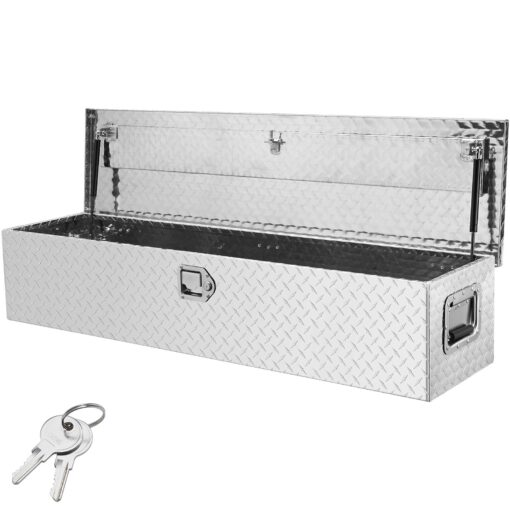 VEVOR Heavy Duty Aluminum Truck Bed Tool Box with Weatherproof Seal and Lock