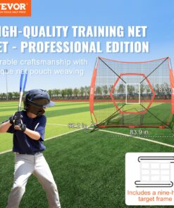 Sturdy and Portable Backstop for Hitting