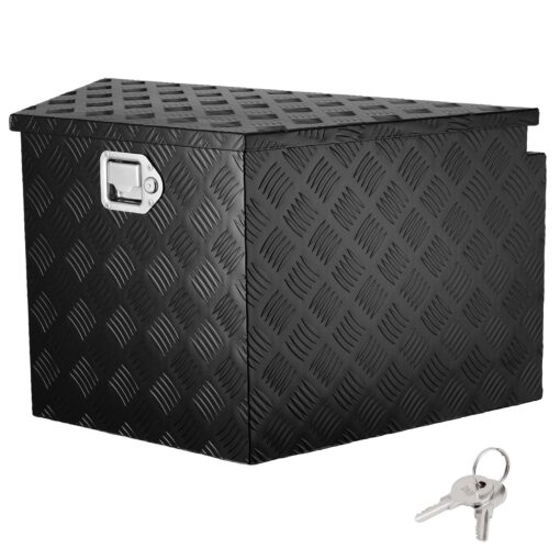 VEVOR Aluminum Alloy Trailer Tongue Tool Box with Lock