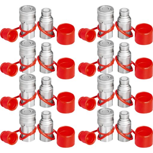 VEVOR 12 NPT Hydraulic Quick Connect Couplers