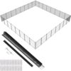 VEVOR 121 x 2926 m 4 x 96 FT Removable Pool Fence for Inground Pools with Stainless Steel and Aluminum Frame