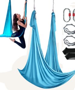VEVOR Blue Aerial Yoga Hammock & Swing Kit