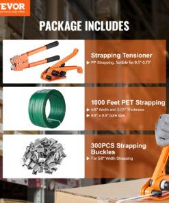 305m (1000 ft) PET Strapping Band