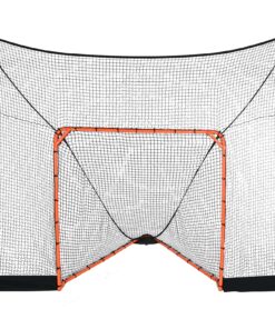 VEVOR 3.66m x 2.74m Lacrosse and Hockey Goal Backstop Net with Steel Clamps