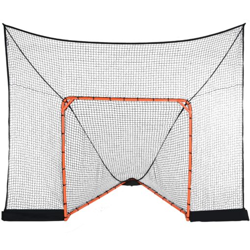 VEVOR 366m x 274m Lacrosse and Hockey Goal Backstop Net with Steel Clamps