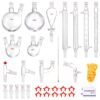 VEVOR 32 Piece Lab Distillation Kit with 1000ml Capacity