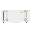 VEVOR 291 740mm Round Glass Fire Pit Wind Guard