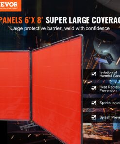 1.8m x 2.4m (6' x 8') Flame-Resistant Vinyl Curtain