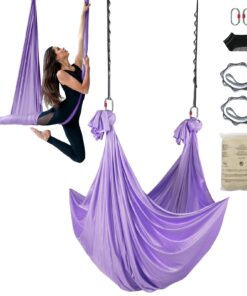VEVOR 4.4 Yards (4.02 Meters) Aerial Yoga Hammock & Swing Kit