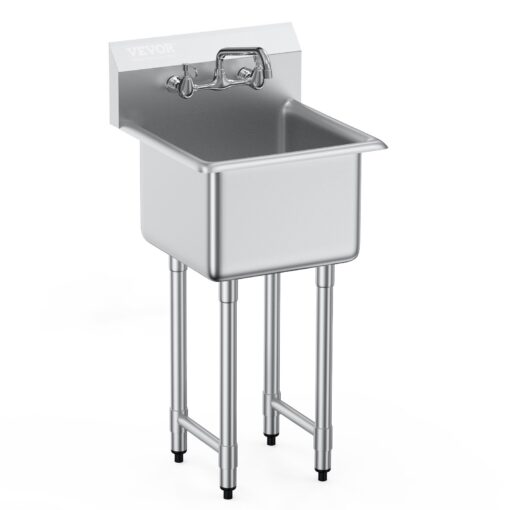 VEVOR Heavy Duty Stainless Steel Utility Sink