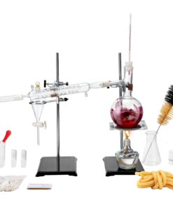 VEVOR 500ml Essential Oil Distillation Kit with 3.3 Borosilicate Glass