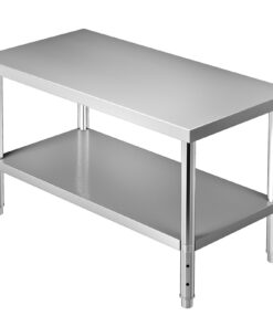 VEVOR Stainless Steel Prep Table 122 x 76 x 86 cm