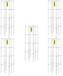 VEVOR 5-Pack 3-Tier Tomato Plant Support Cages