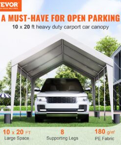 8 Reinforced Poles & 4 Weight Bags for SUV