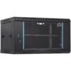VEVOR 6U sienas stiprināmais tīkla servera skapis, 394 cm un 155 collu dziļums