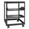 VEVOR 12U Open Frame Server Rack with Adjustable Depth 38 102 cm 15 40 inches