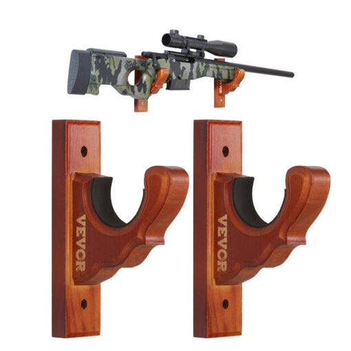 VEVOR Horizontal Gun Rack Wall Mount for Firearms and Swords