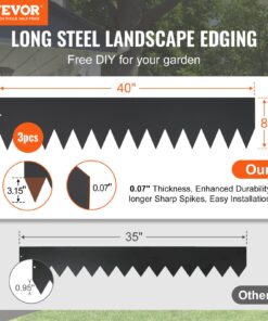 3-Pack Flexible Garden Borders