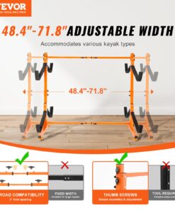 Adjustable Width 1230-1825 mm (48.4-71.8 in)