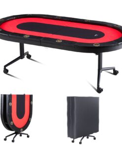 VEVOR Foldable Poker Table for 10 Players