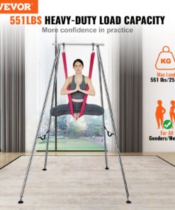 2.95 m (9.67 ft) Height Yoga Swing Stand with 6 m (6.6 Yards) Hammock