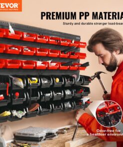 48-Bin Organizer with Wall Panels for Small Parts