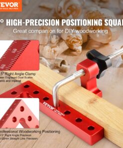 14 cm x 14 cm (5.5" x 5.5") Right Angle Clamps for Woodworking