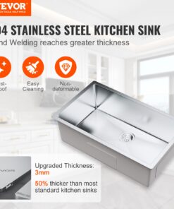 304 Stainless Steel Undermount Single Bowl with Accessories