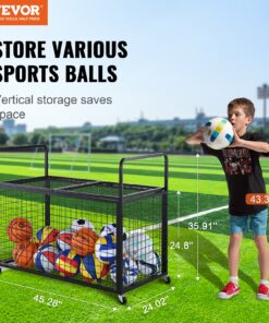 Стальная стойка-органайзер для баскетбольных мячей и многого другого