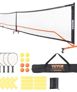 VEVOR 6.7m (22FT) Regulation Size Portable Pickleball Net Set with Paddles