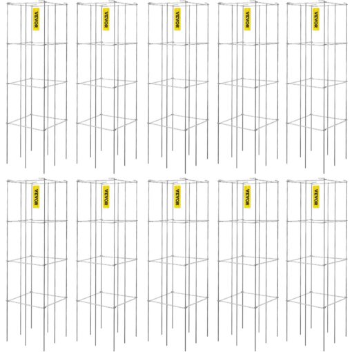 VEVOR 3 Tier Square Tomato Cages