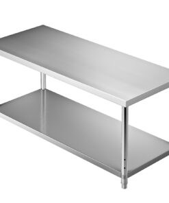 VEVOR Heavy Duty Stainless Steel Prep Table