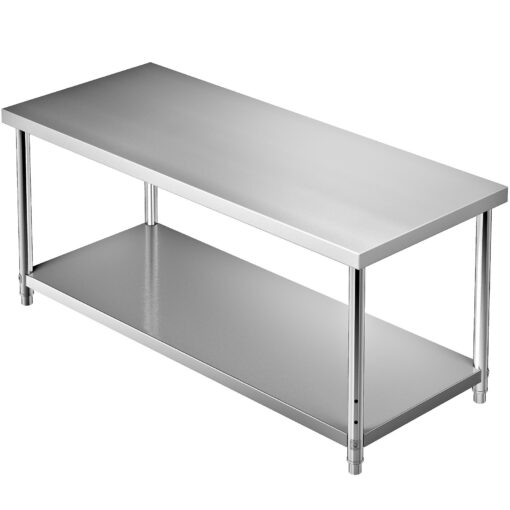 VEVOR Heavy Duty Stainless Steel Prep Table