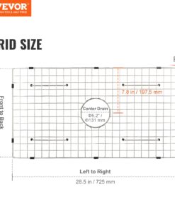 Rust-Proof Kitchen Sink Accessories