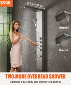 460mm/18.1'' Rainfall & Waterfall Modes