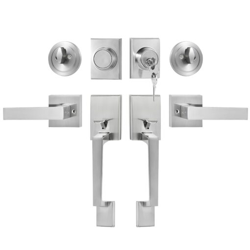 VEVOR Heavy Duty Double Door Handle Lock Set