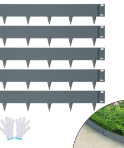 VEVOR Rust-Resistant Steel Landscape Edging Set